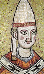 Papst Innozenz III. (1160-1216) (Mosaik)